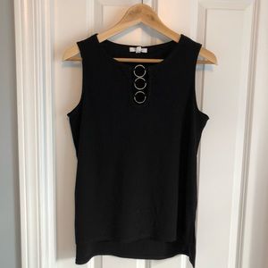 89th + Madison black tank, size PM